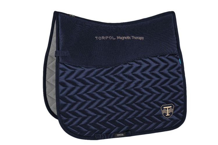 TORPOL_Magnetic_B-nev_Classic_Dressage_Saddle_Pad_navy_left_side.jpg
