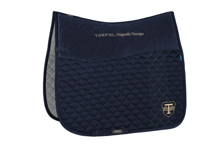 TORPOL_Magnetic_Classic_Dressage_Saddle_Pad_navy_left_side.jpg
