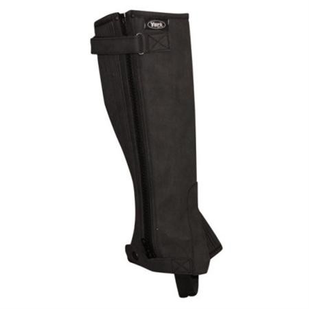 Czapsy, sztylpy zamszowe klasyczne czarne Yorka Amara