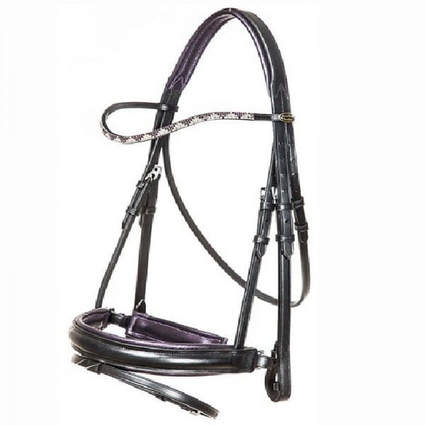 ogłowie Kawalkade Rainbow fioletowe.jpg