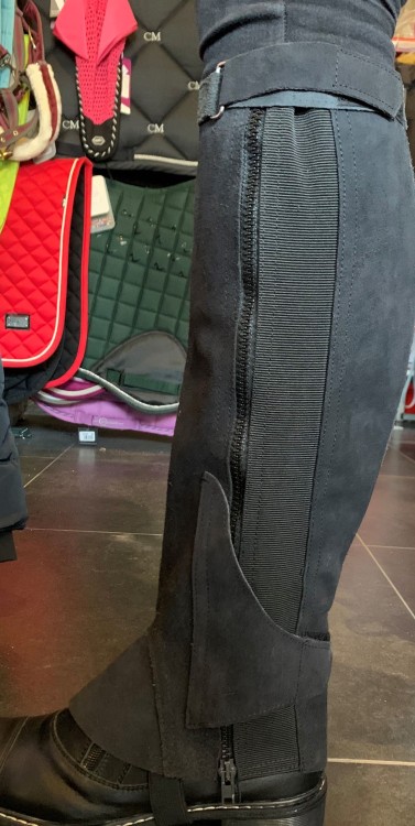 czapsy hippika zamszowe grafitowe