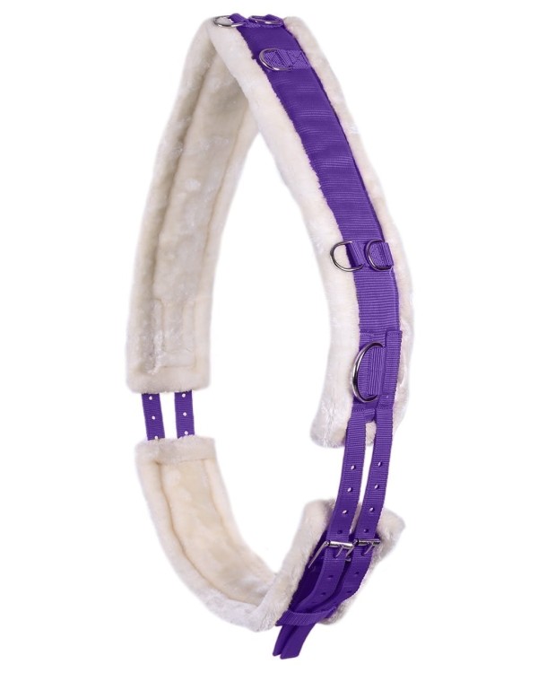 Pas do lonżowania fioletowy