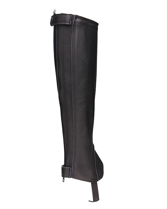 Czapsy skórzane czarne Hippica Roma