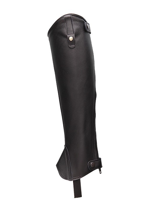 Sztylpy z miękkiej skóry Hippica Roma czarne