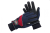 rękawiczki jeździeckie zimowe START Winter Spitsbergen czarno-czerwone.
