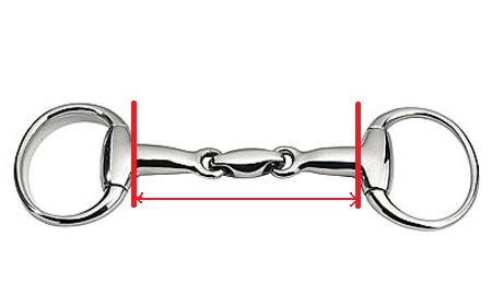 pomiar wędzidła oliwkowego